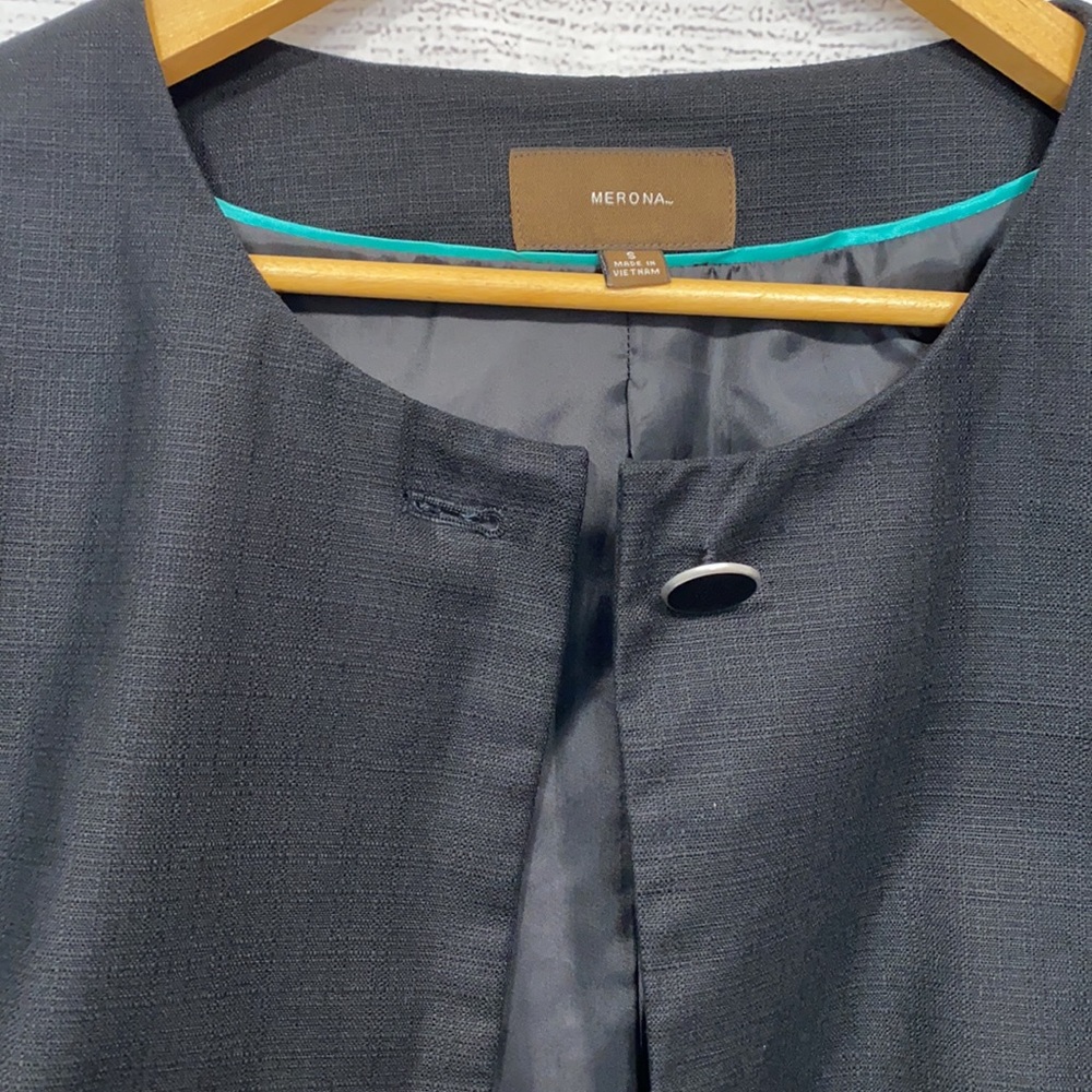 black suit jacket blazer from Merona Size S - Picture 4 of 6
